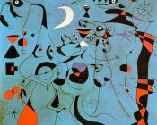 琼 米罗 : Personages in the Night Guided by the Phosphorescent Tracks of Snails